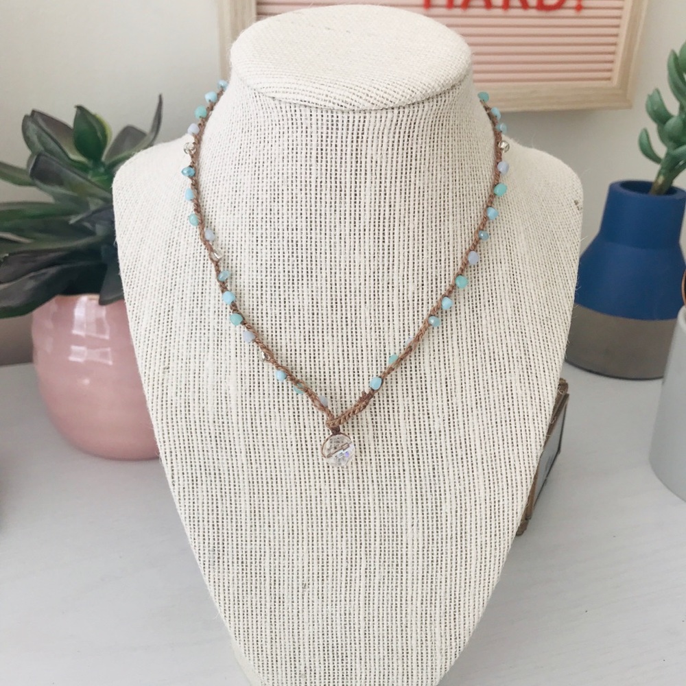 Crochet Beaded Necklace